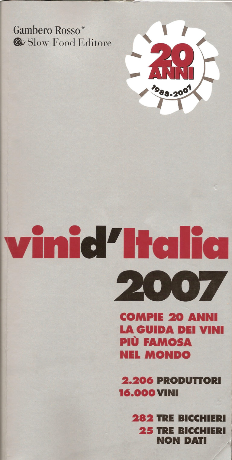 Vini d'Italia 2007 recensione per i Vini Toscani Cascciagrande