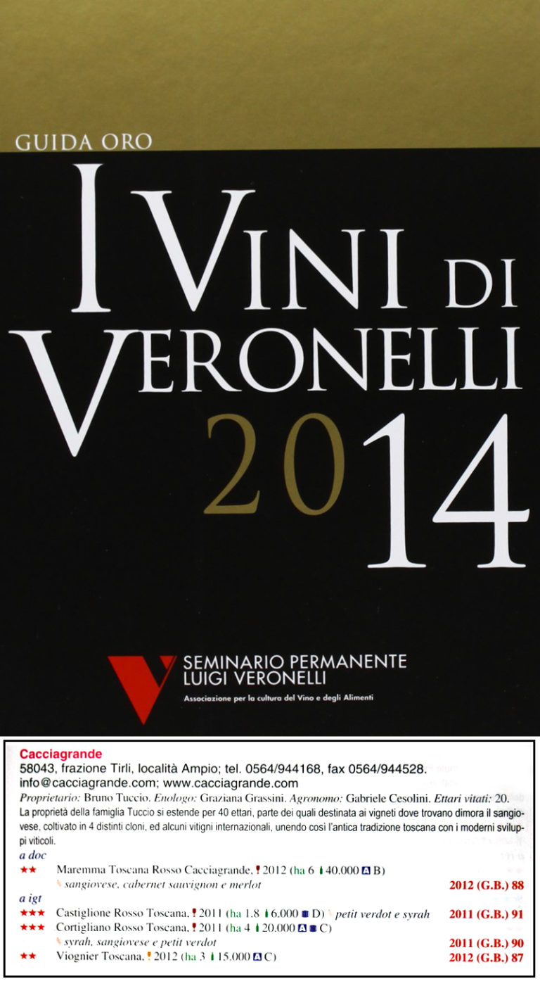 I vini di Veronelli 2014 - Guida Oro.